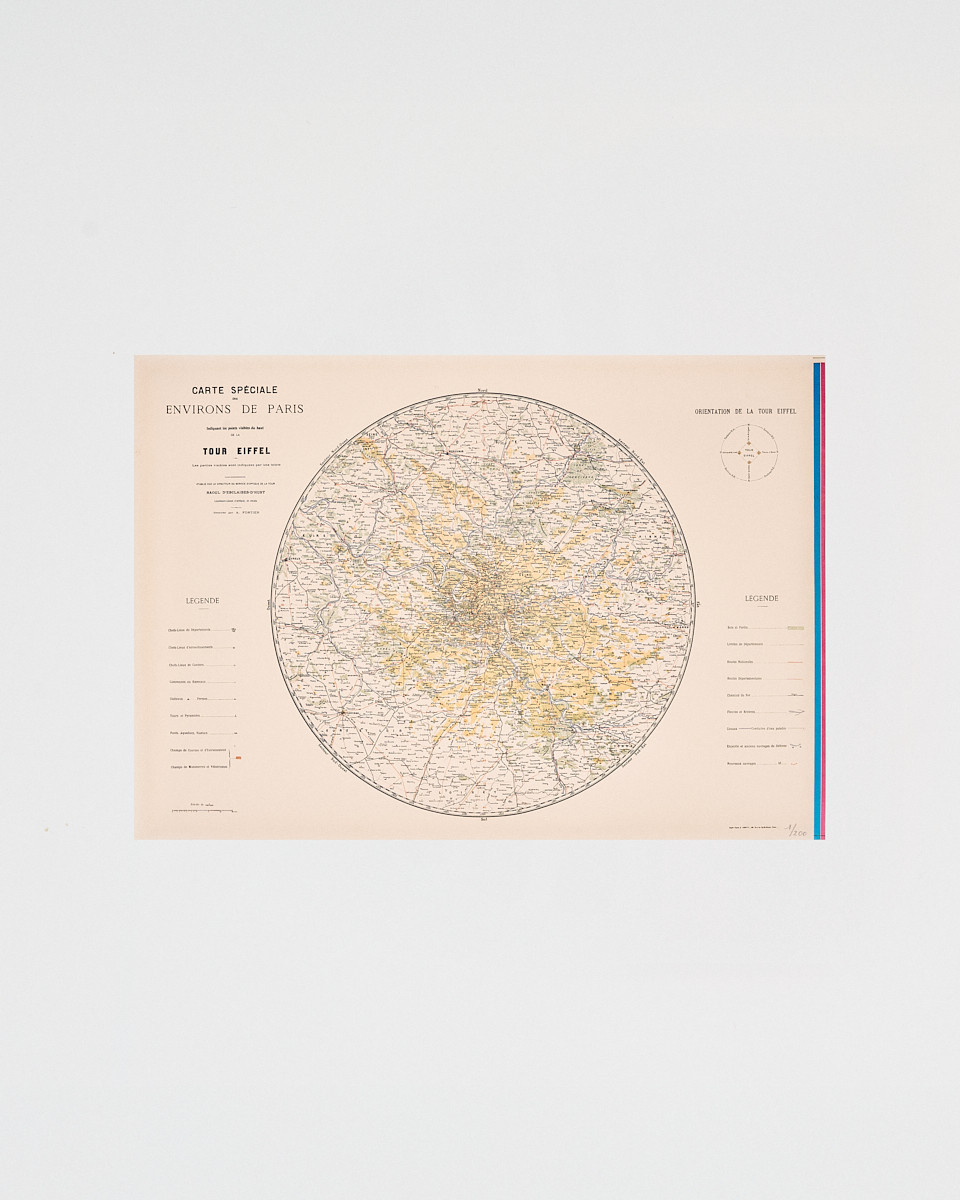 Environs de Paris Poster - Official Eiffel Tower Shop