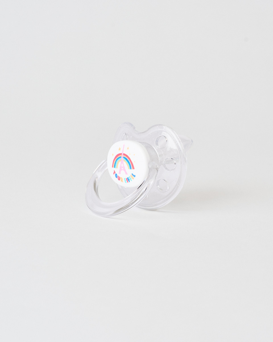 Rainbow Child Pacifier Le Biberon Français - Eiffel Tower Shop