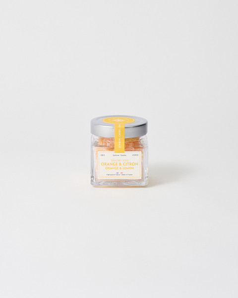 130g Orange & Lemon Candy Jar - Official Eiffel Tower Shop